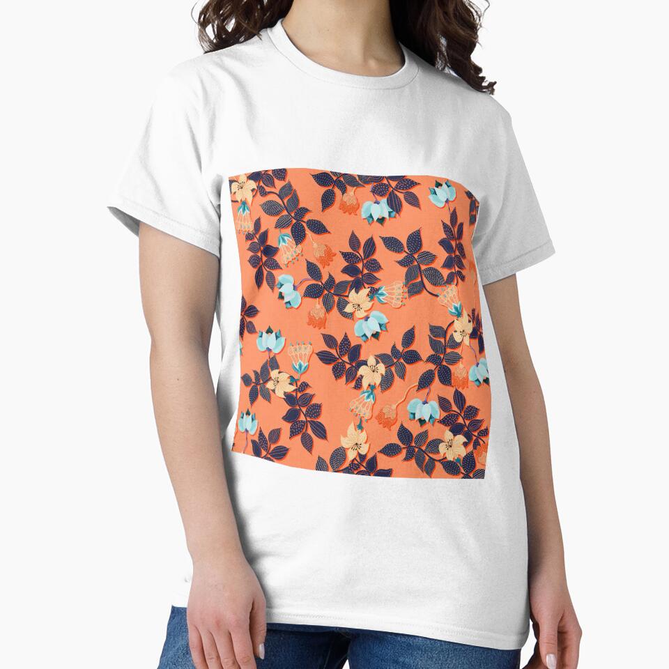 Embroidery Lotus Floral by Rosie Oliveira