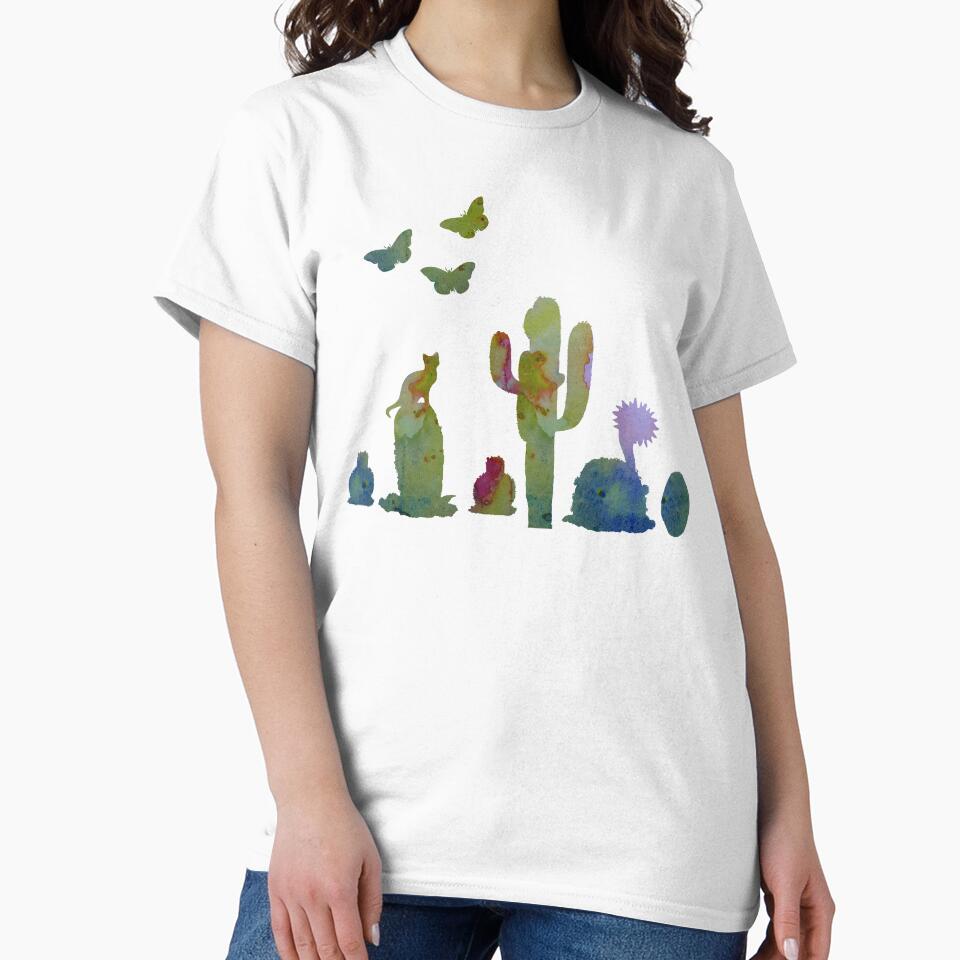 Water colour cacti art by TheJollyMarten