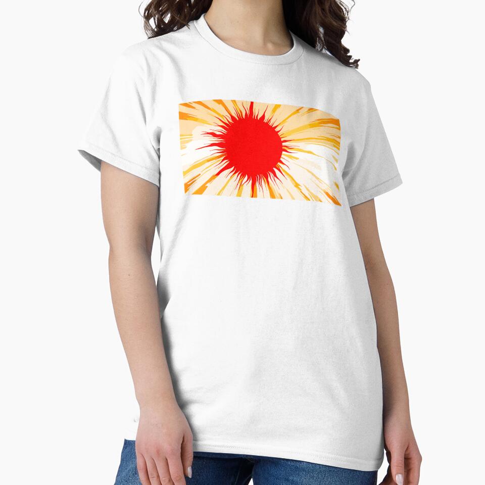 Radiant Red Sun by CharlieMakes