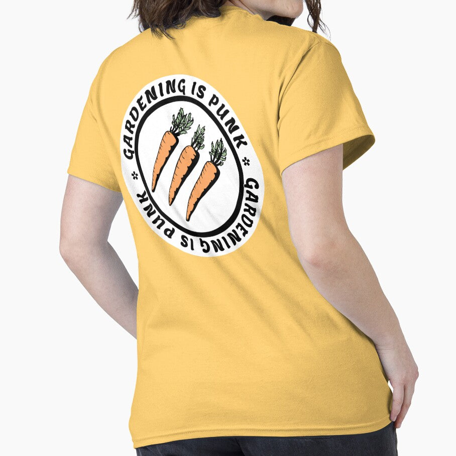 gardening is punk | antifascist 3 arrows | carrots by craftordiy.art
