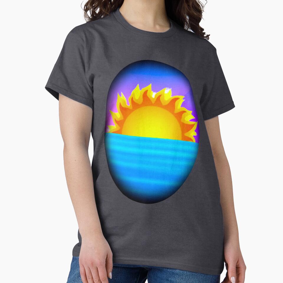 Colorful Sunset Over Water by Rockyctees