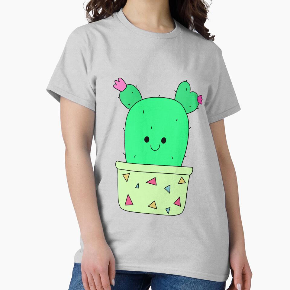 Cute Cactus Design #55: Young Happy Cactus by DreamCactus