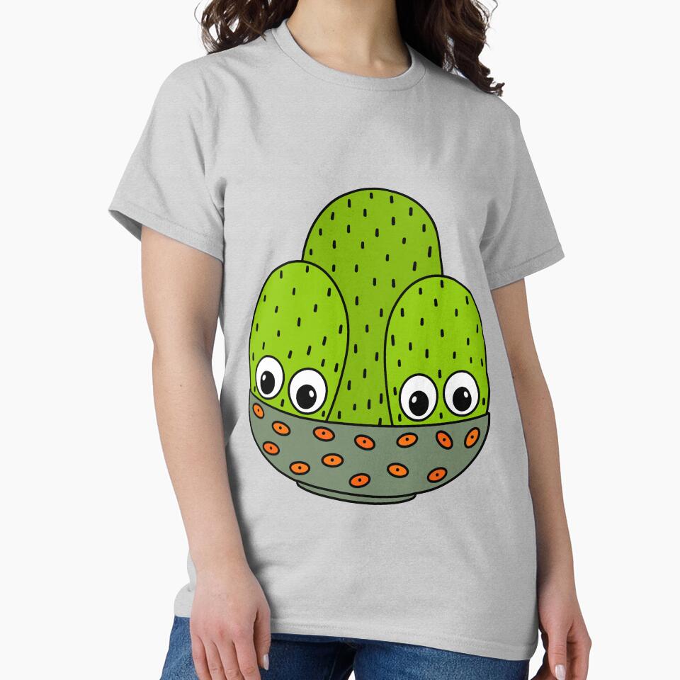 Cute Cactus Design #309: Cacti Bunch In A Bowl Planter by DreamCactus