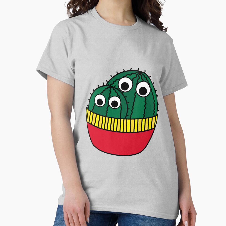 Cute Cactus Design #254: Watermelon Shaped Cacti by DreamCactus