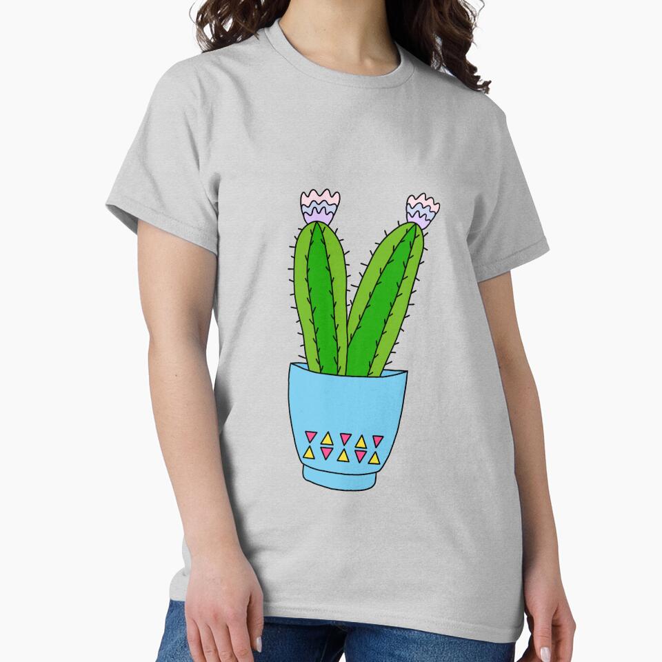 Cute Cactus Design #102: Cacti Flowering At The Same Time by DreamCactus