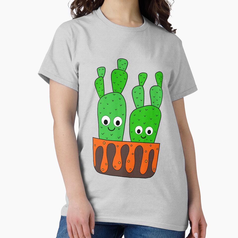 Cute Cactus Design #180: Cacti In Lava Plant Box by DreamCactus