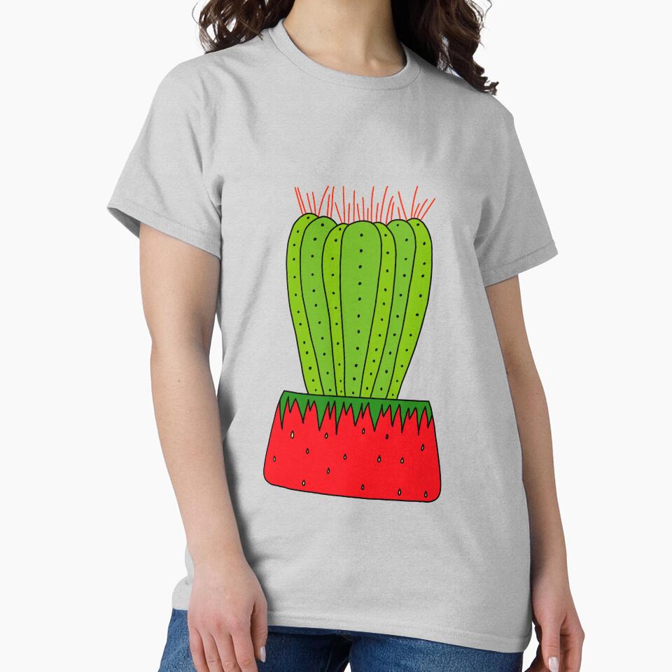Cute Cactus Design #68: Erupting Watermelon Cactus by DreamCactus