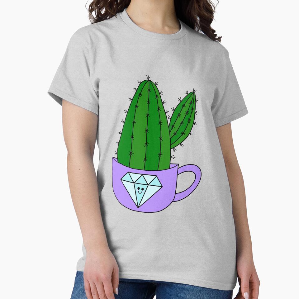 Cute Cactus Design #194: Cactus In Diamond Mug by DreamCactus