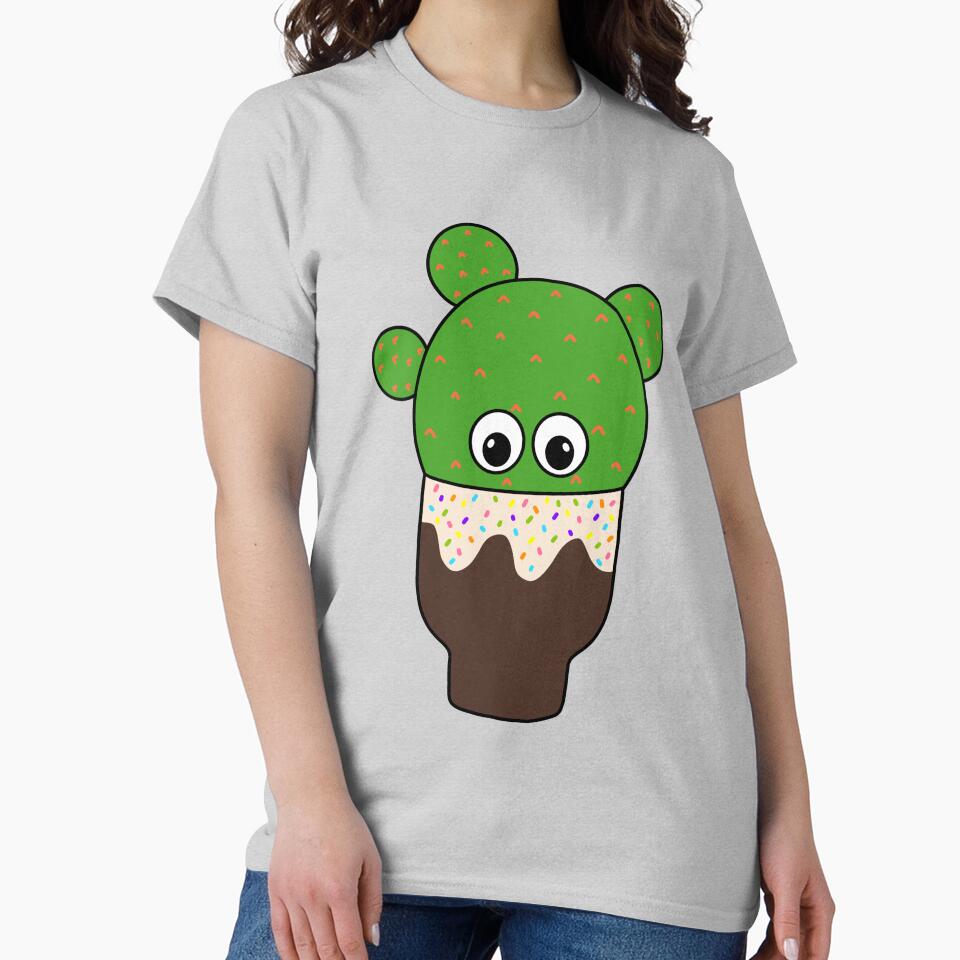 Cute Cactus Design #316: Cactus In A Yummy Pot by DreamCactus