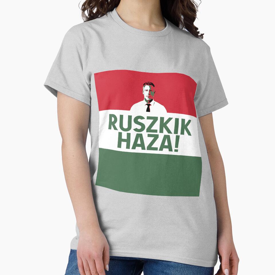 Ruszkik Haza! Magyar on the flag by Happie Kids