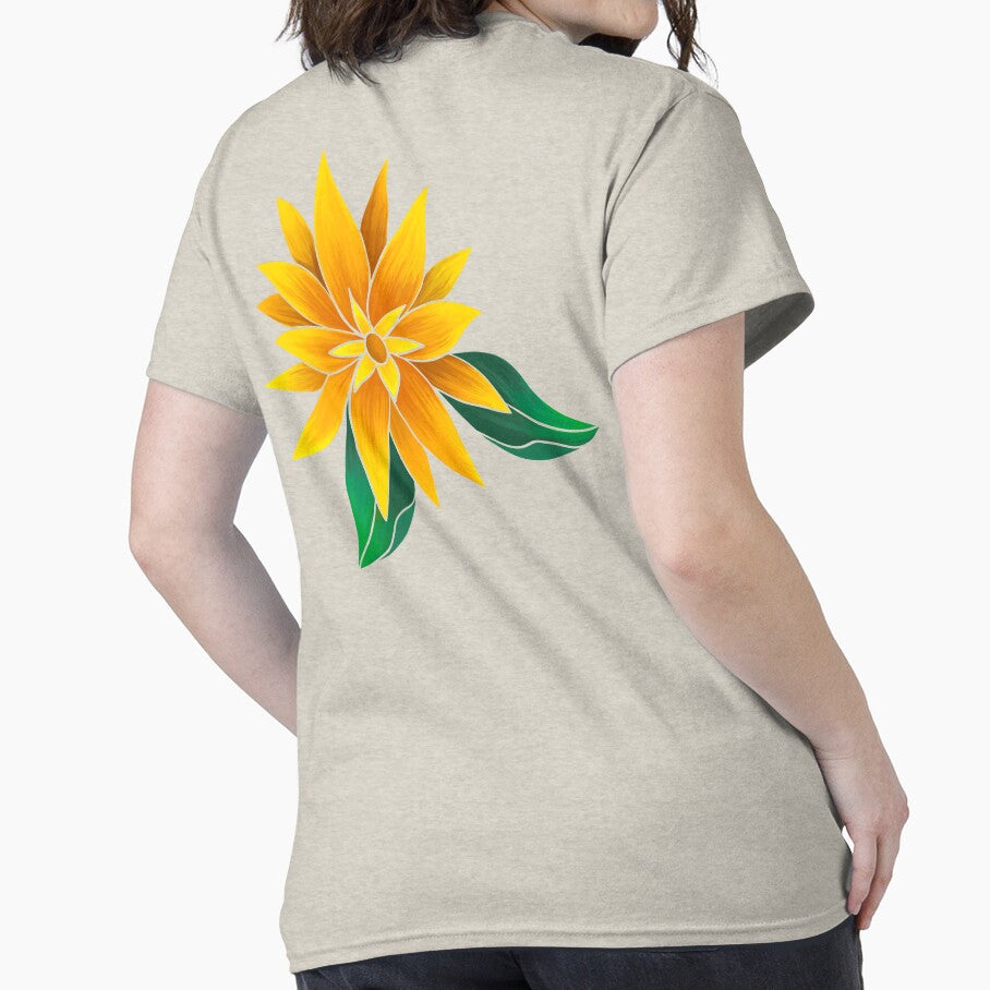 Funky Tropical Florals in Yellow by artsylyons
