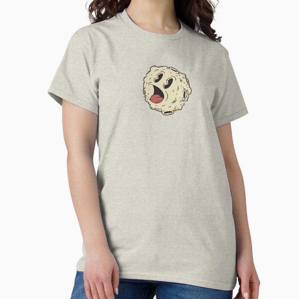 Retro Moon Face by The  Qash