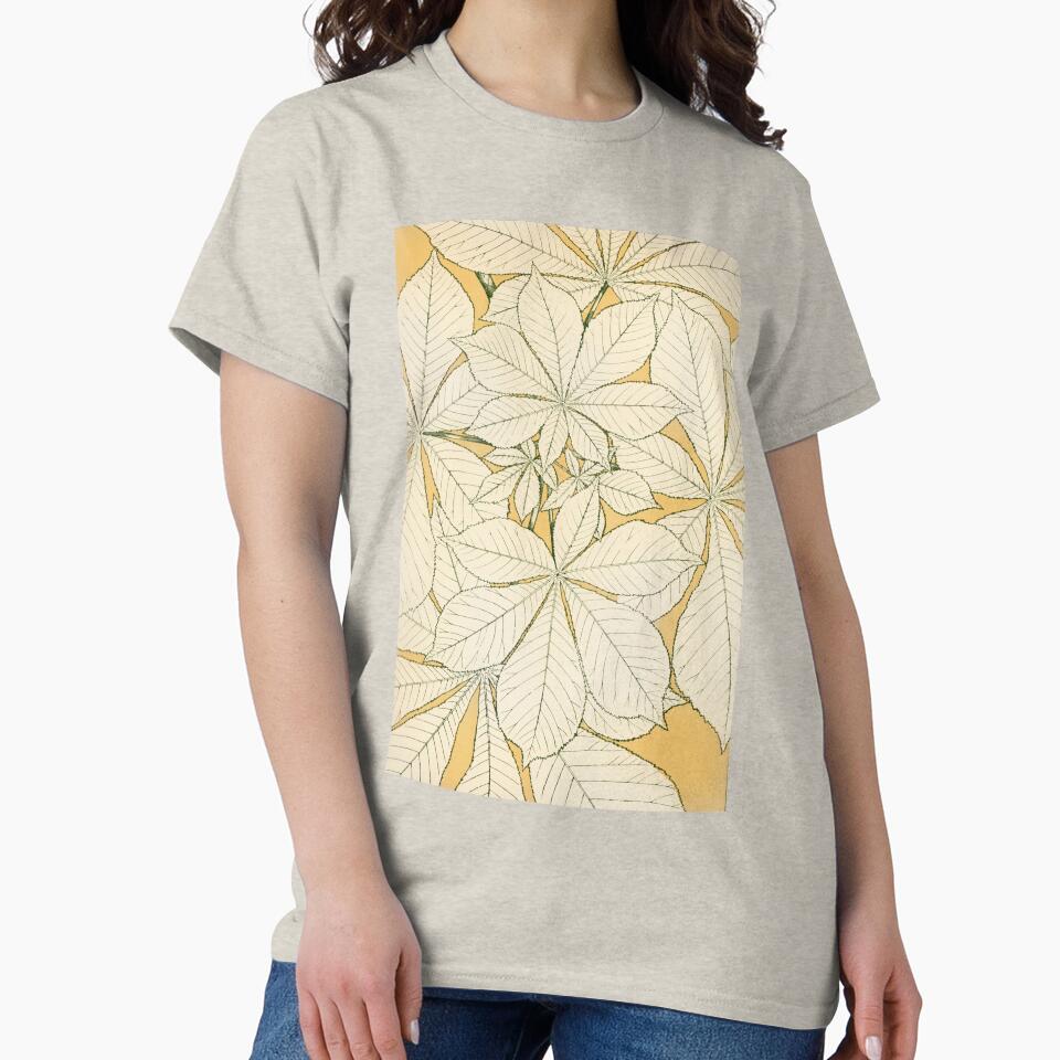 Botanical Leaves on Yellow Print by Designs by Kool Kat