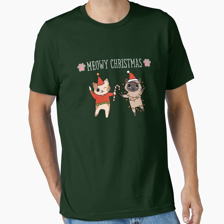 Meowy Christmas Shirt by RedCheeksBunny