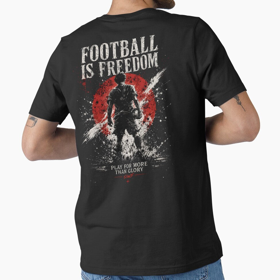 Football Is Freedom Anime Striker Manga Art by moderntshirt1
