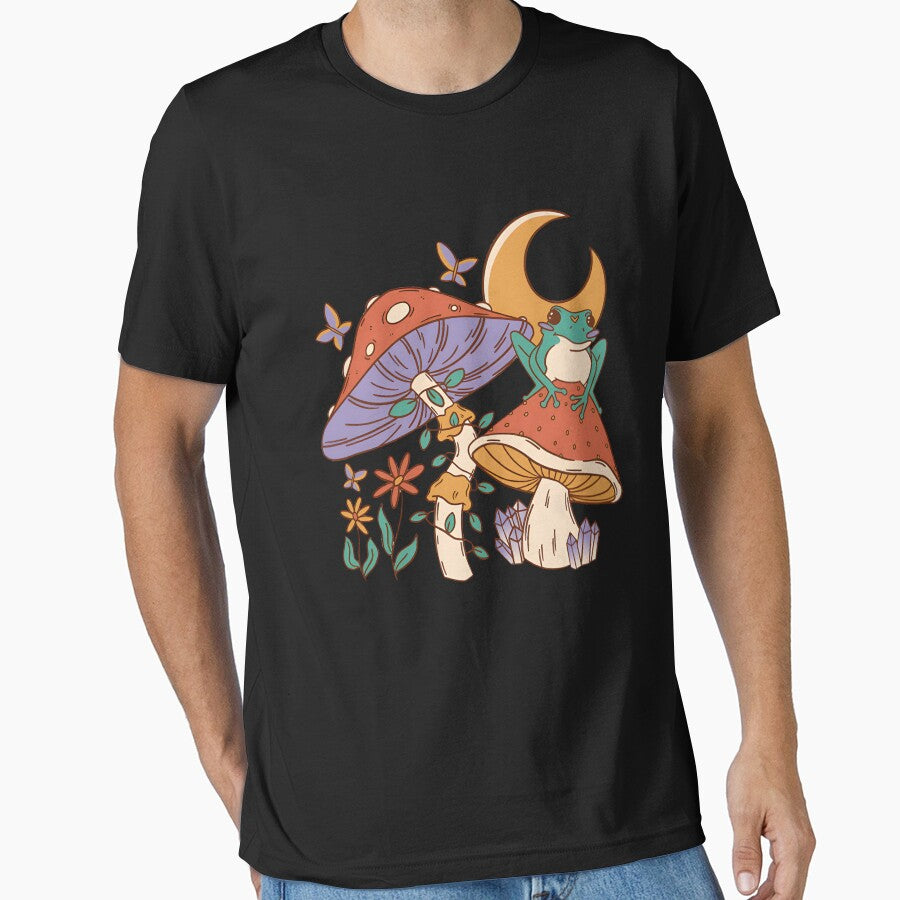 Moon Frog, Mystical Mushroom by KevinOndricka