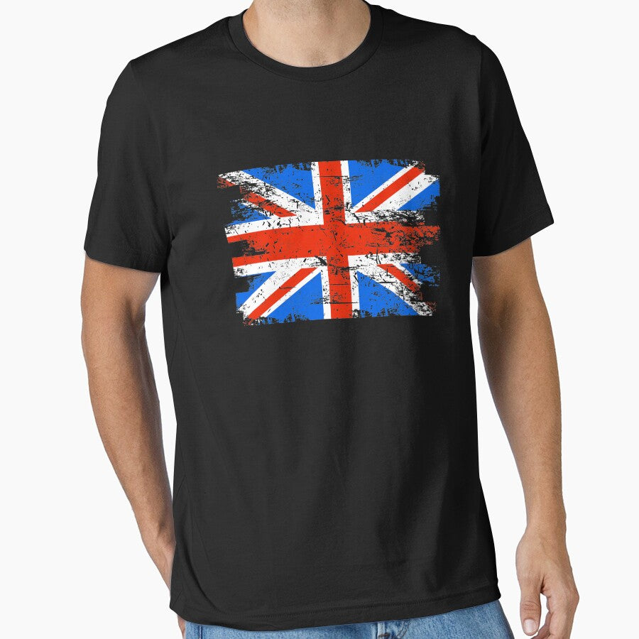 United Kingdom Gift Country Flag Patriotic Travel Shirt Europe Light by threadsmonkey