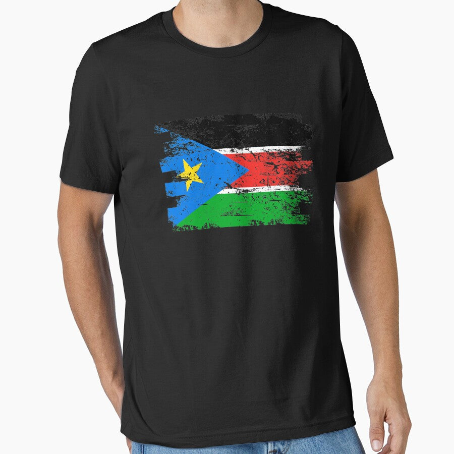 South Sudan Shirt Gift Country Flag Patriotic Travel Africa Light by threadsmonkey