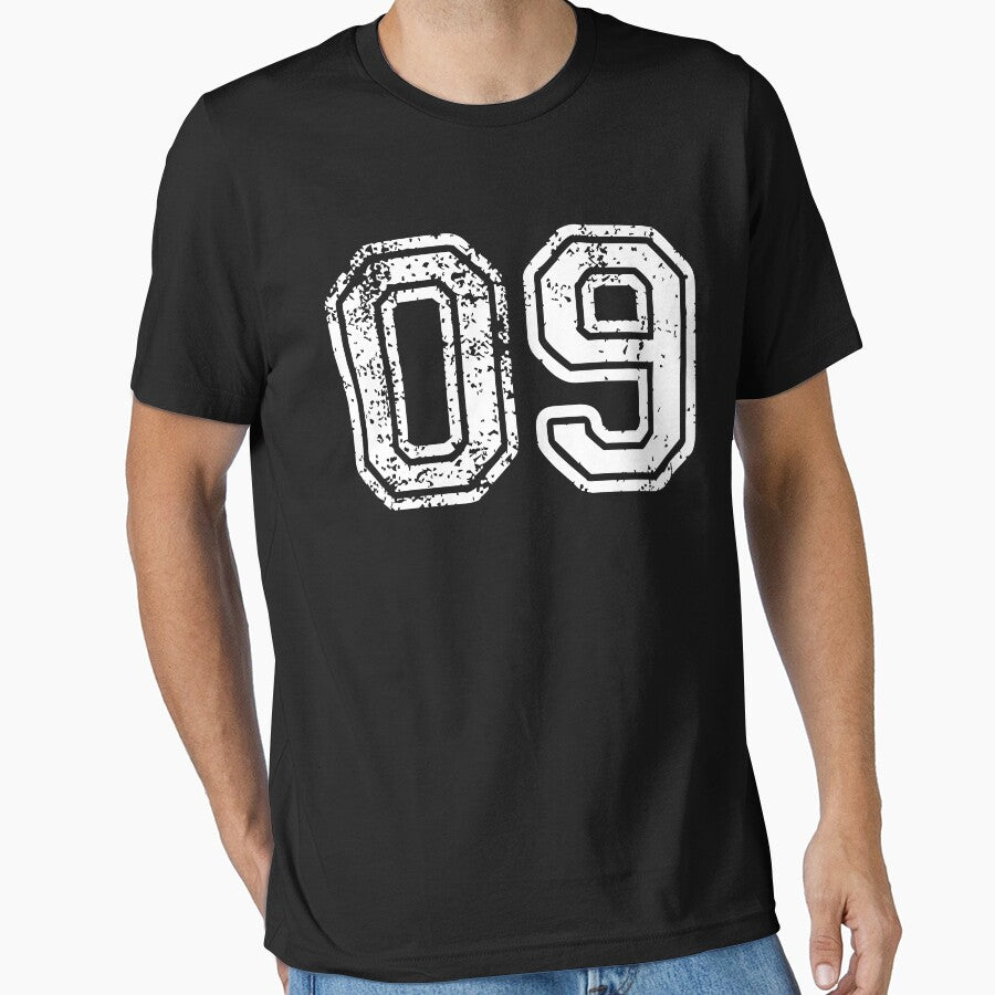 Sport Team Jersey 00 T Shirt Football Soccer Baseball Hockey Basketball Nine 9 09 Number by arcadetoystore