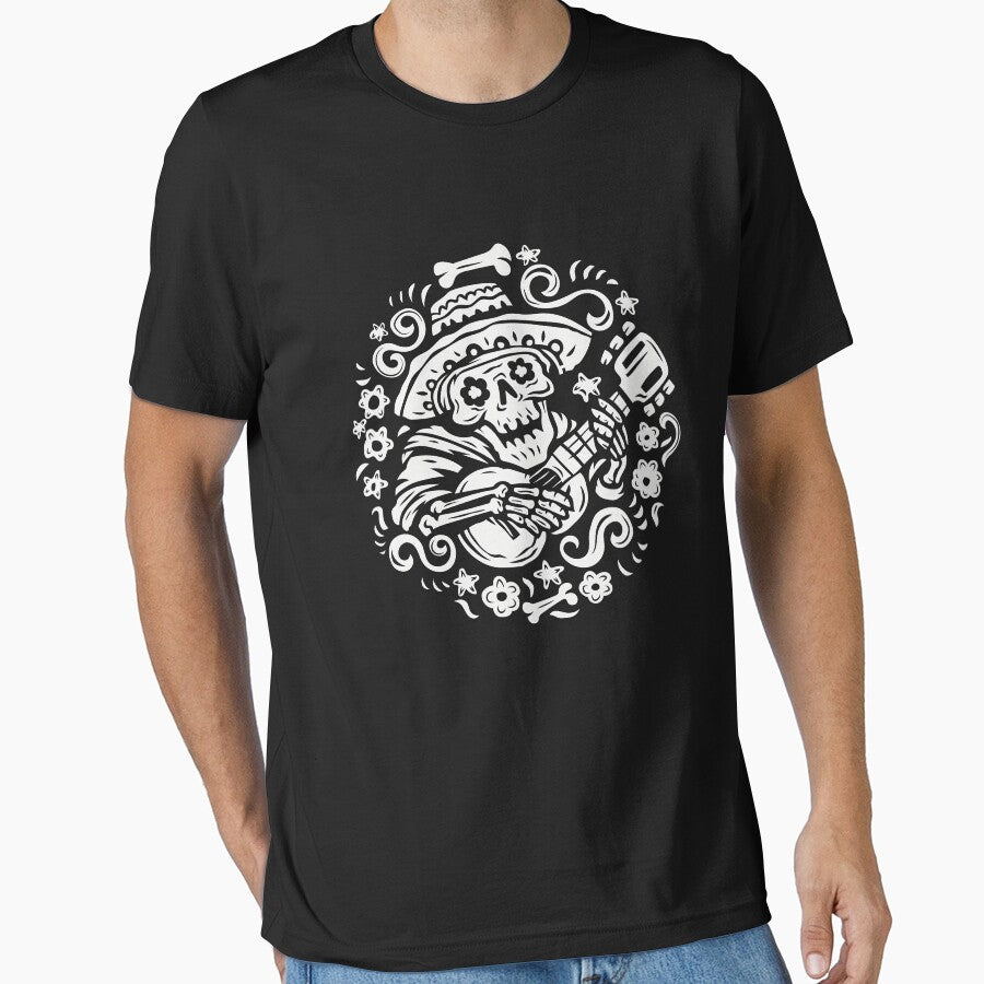 skull with floral by ACHRAF877