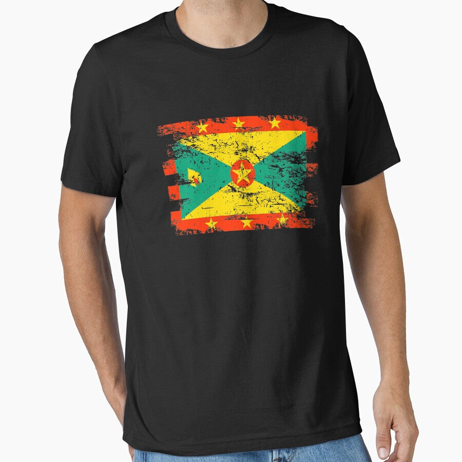 Grenada Flag Gift Country Patriotic Travel Shirt Americas Light by threadsmonkey