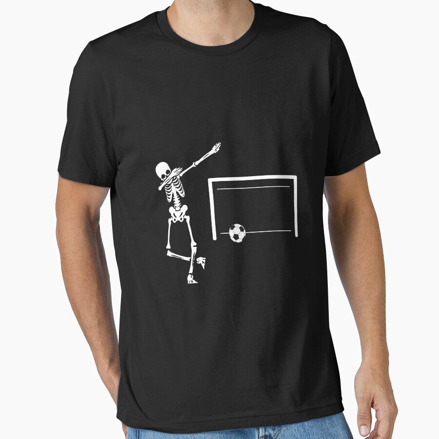 Dabbing Skeleton Soccer Dab Hip Hop Skull Gift by CreativeStrike