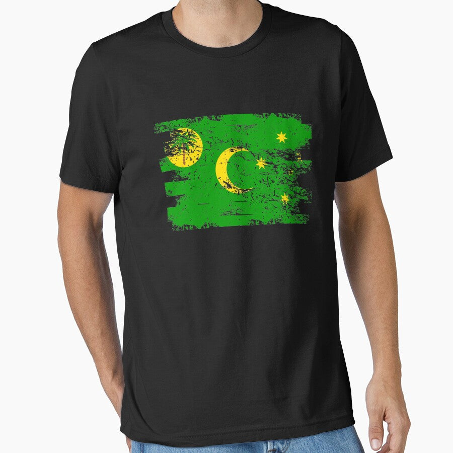 Cocos Islands Shirt Gift Country Flag Patriotic Travel Asia Light by threadsmonkey