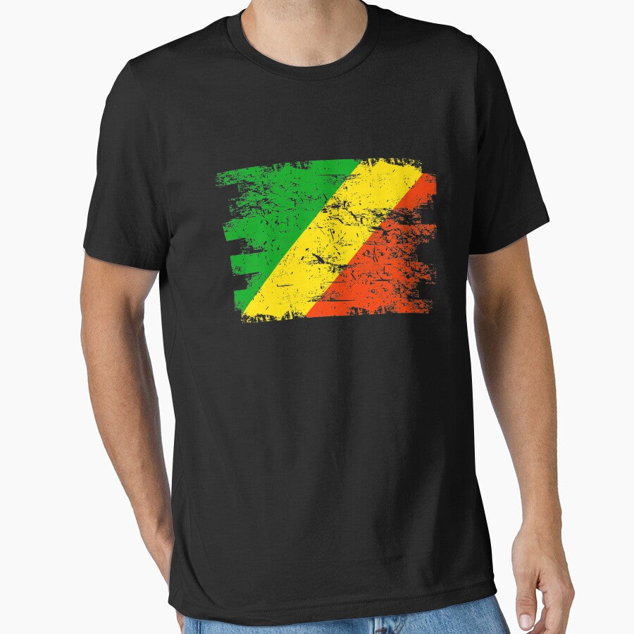 Republic of Congo Shirt Gift Country Flag Patriotic Travel Africa Light by threadsmonkey