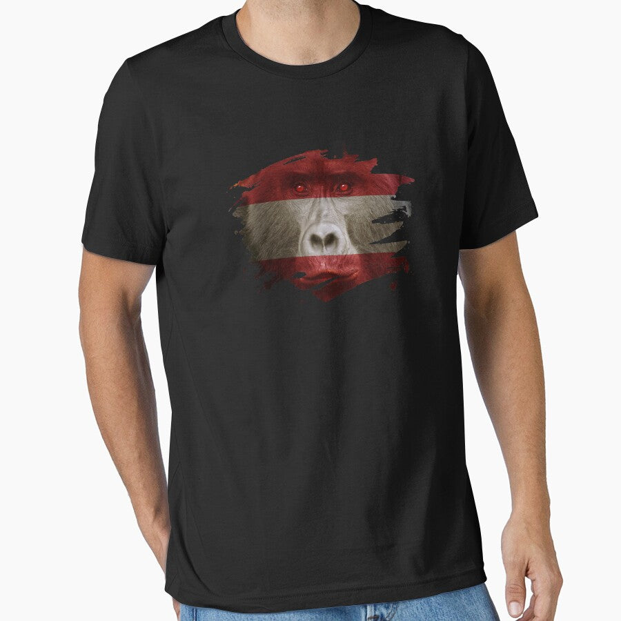 Austria Gorilla Flag by ockshirts