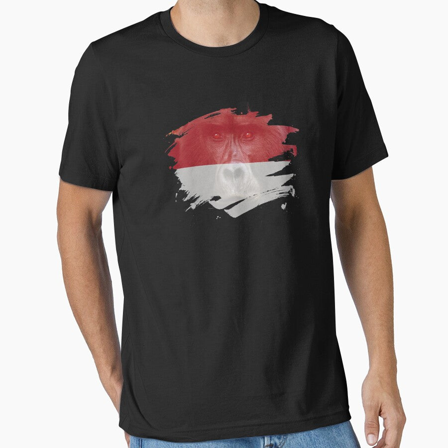 Indonesia Gorilla Flag by ockshirts