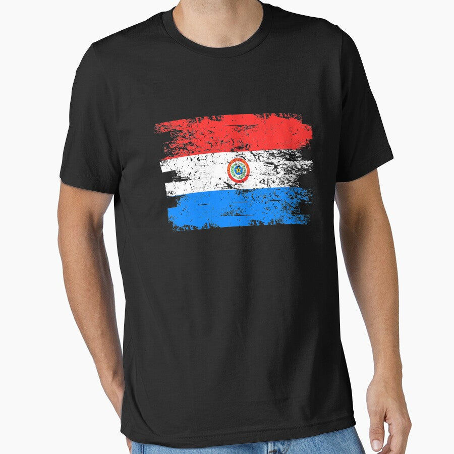 Paraguay Flag Gift Country Patriotic Travel Shirt Americas Light by threadsmonkey