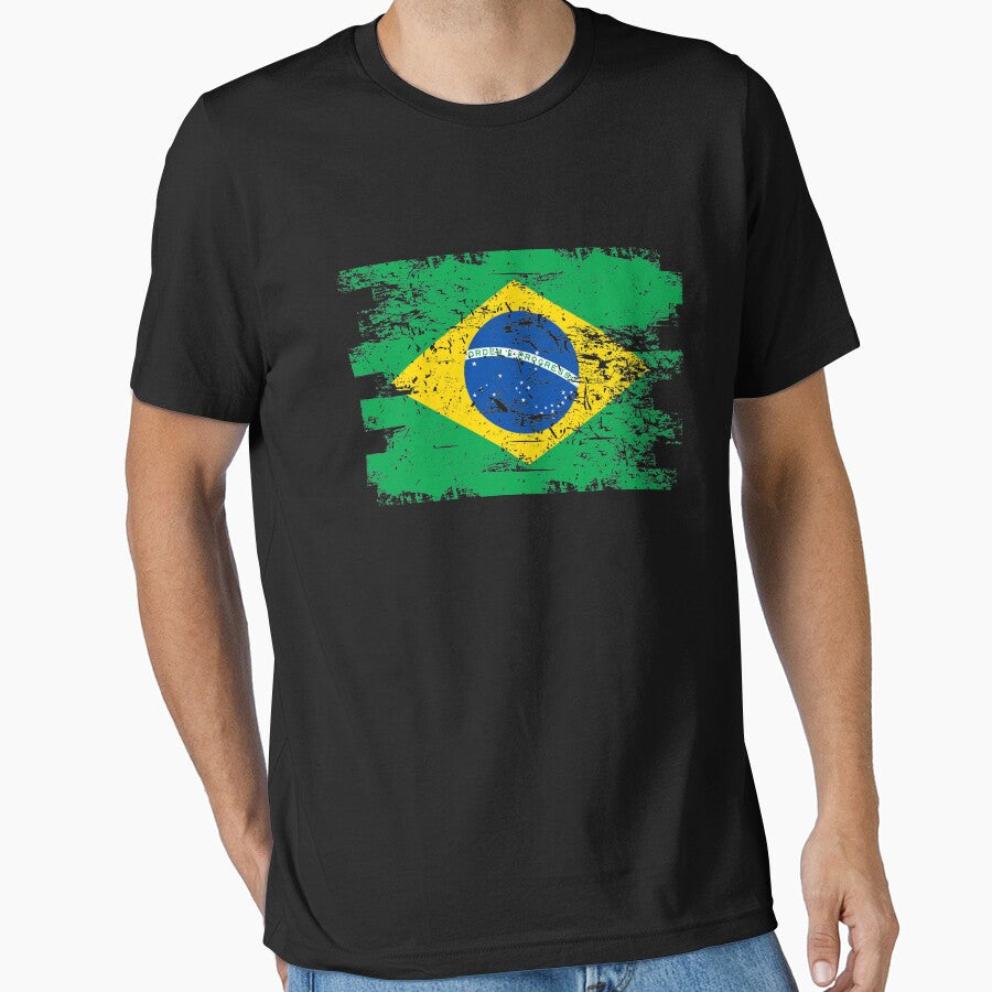 Brazil Flag Gift Country Patriotic Travel Shirt Americas Light by threadsmonkey