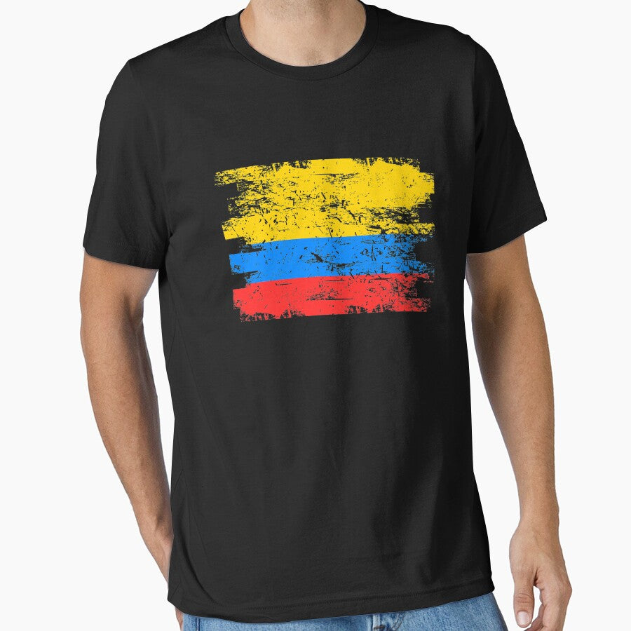 Colombia Flag Gift Country Patriotic Travel Shirt Americas Light by threadsmonkey