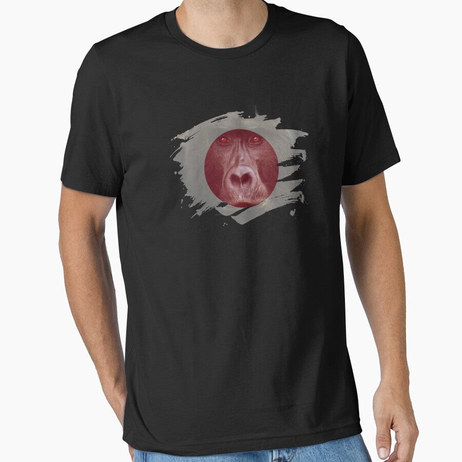 Japan Gorilla Flag by ockshirts