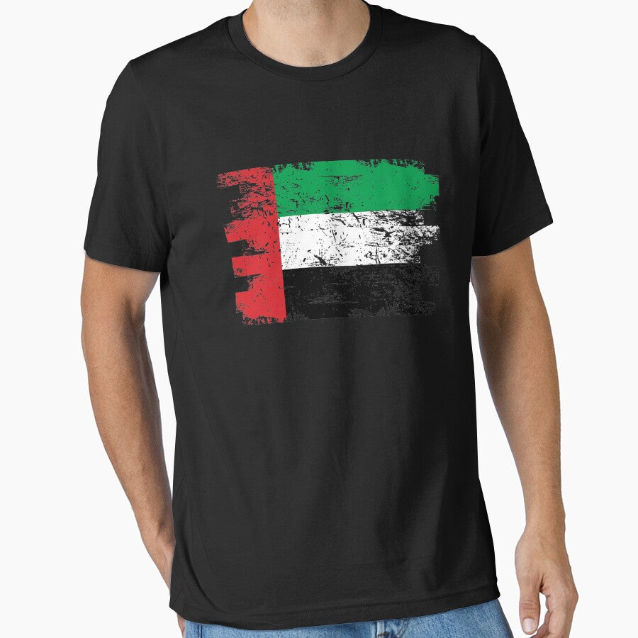 United Arab Emirates Shirt Gift Country Flag Patriotic Travel Asia Light by threadsmonkey