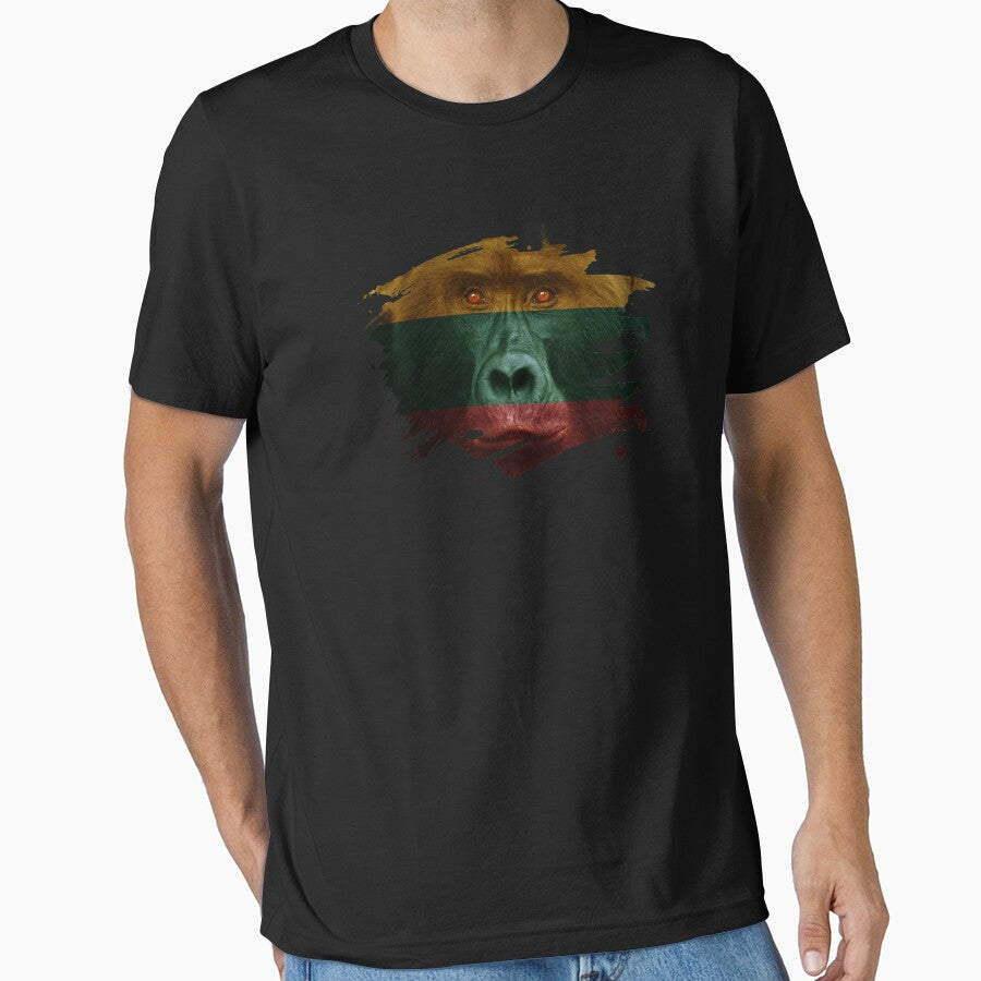 Lithuania Gorilla Flag by ockshirts