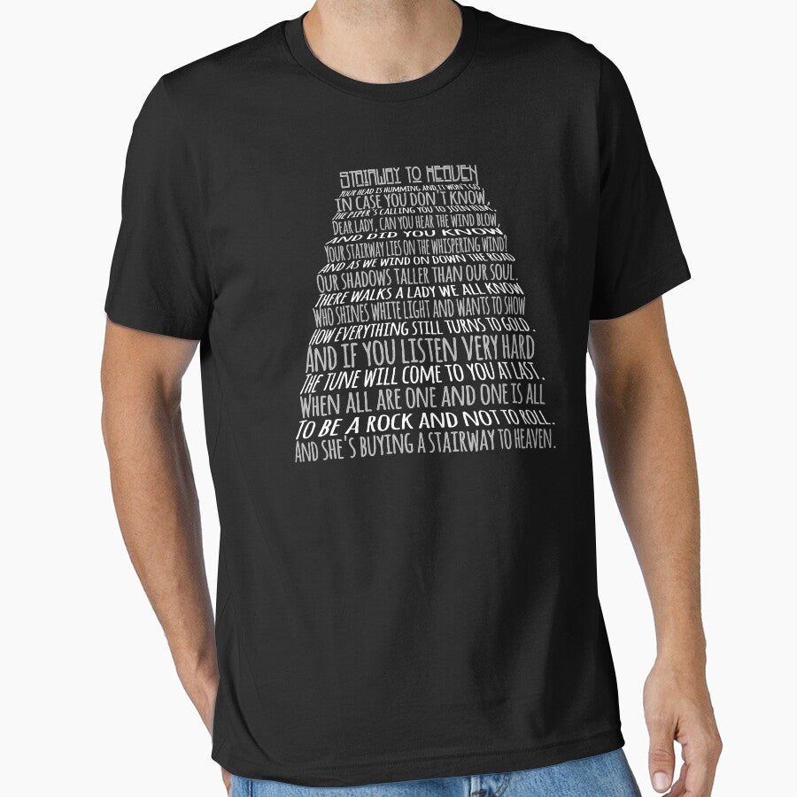 Stairway Typography by Fanverse Merchandise