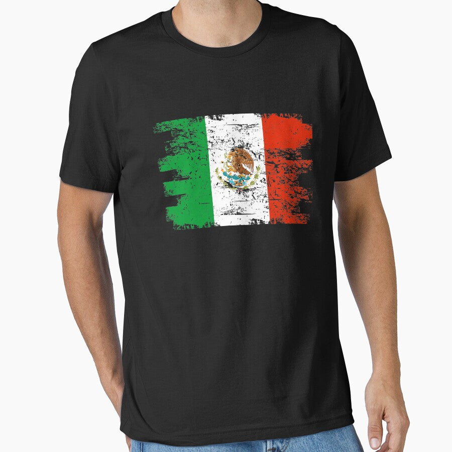 Mexico Flag Gift Country Patriotic Travel Shirt Americas Light by threadsmonkey