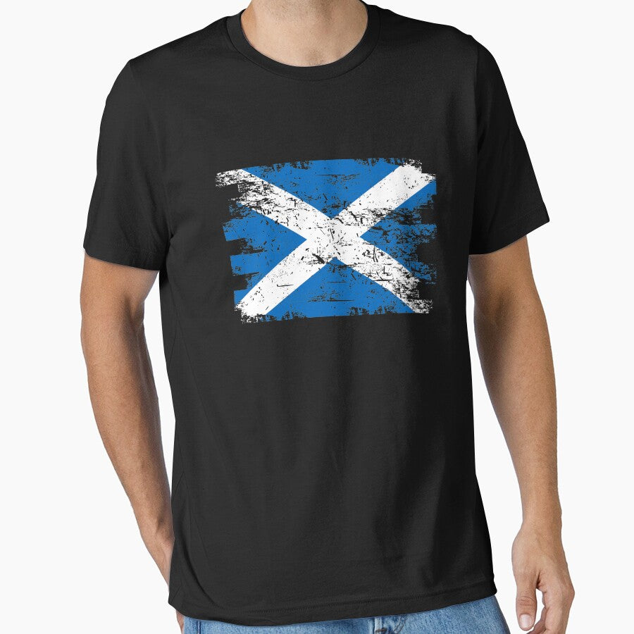 Scotland Gift Country Flag Patriotic Travel Shirt Europe Light by threadsmonkey