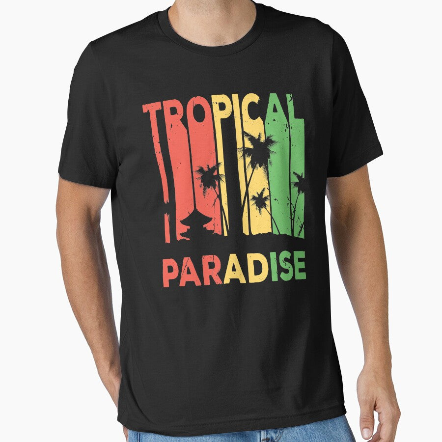 Tropical Paradise Vintage Retro by Elixir Designs
