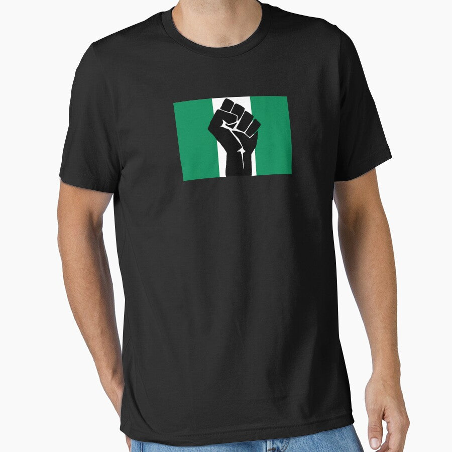 Nigeria Flag, Black Pride, Melanin by KD Merch