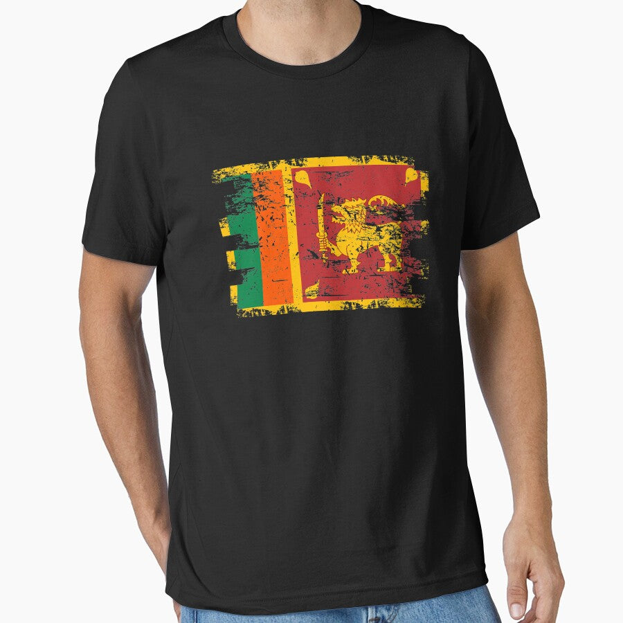 Sri Lanka Shirt Gift Country Flag Patriotic Travel Asia Light by threadsmonkey