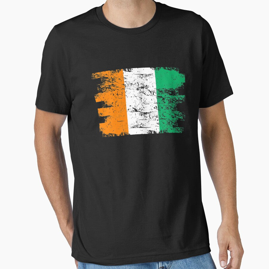 Ivory Coast Shirt Gift Country Flag Patriotic Travel Africa Light by threadsmonkey