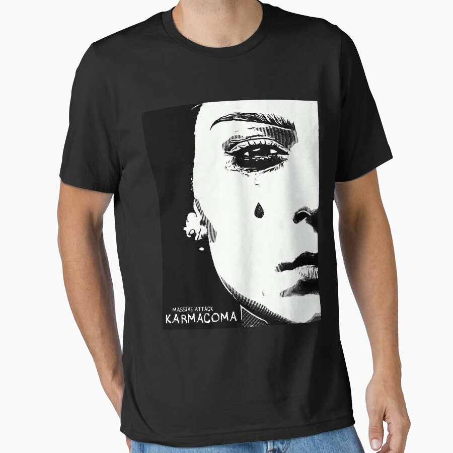 MASSIVE ATTACK TEARDROP KARMACOMA PRINT by Campbell0395