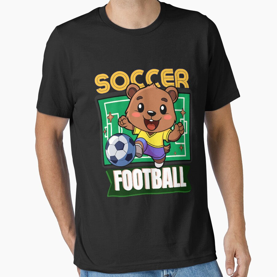 soccer-playing bear, soccer, football, soccer player, bear by antcpjr682