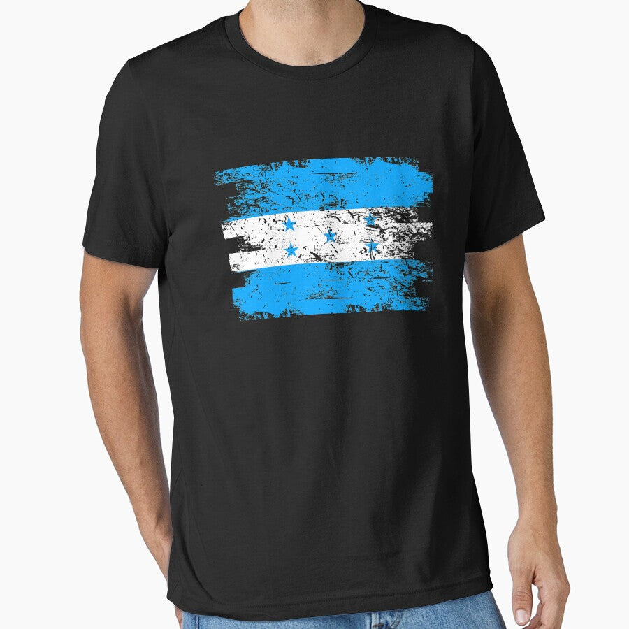 Honduras Flag Gift Country Patriotic Travel Shirt Americas Light by threadsmonkey