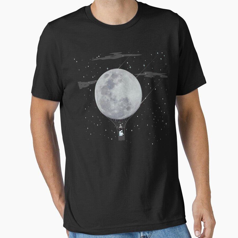 Moon in space by derradji