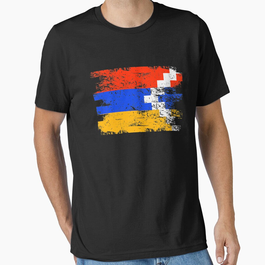 Nagorno Karabakhs Shirt Gift Country Flag Patriotic Travel Asia Light by threadsmonkey