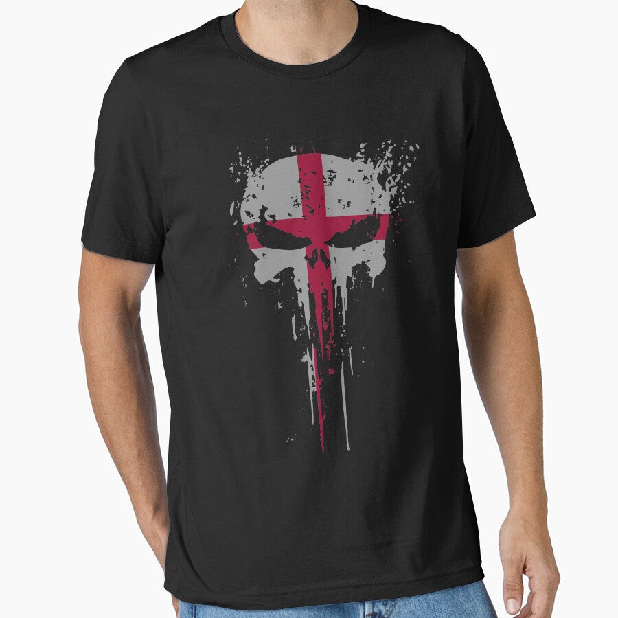 England Flag  Skull design by AEGMEDIA