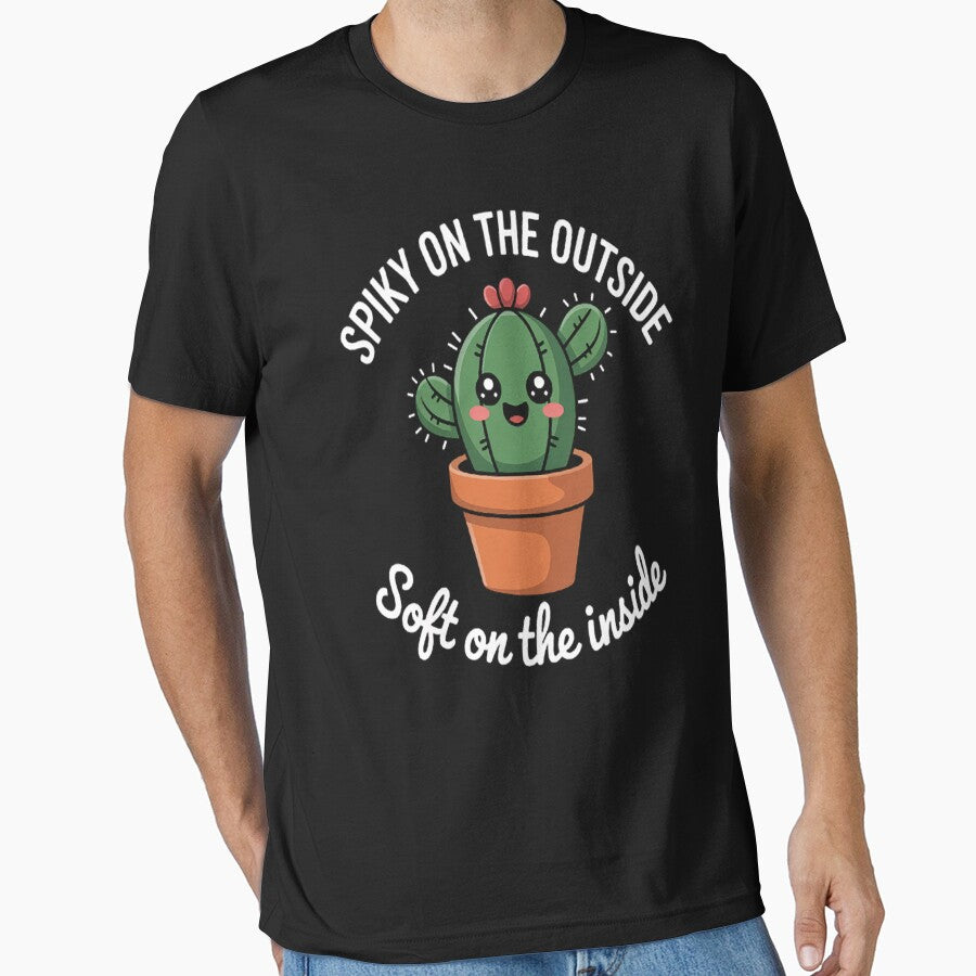 Spiky On The Outside Soft On The Inside Cute Cactus Plant by StuffNestie